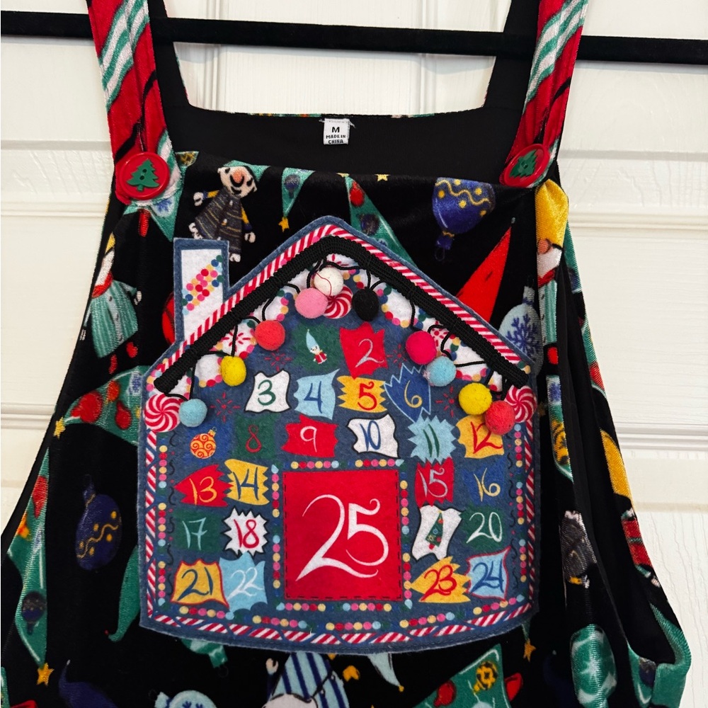Colorful Christmas Advent Calendar Jumpsuit